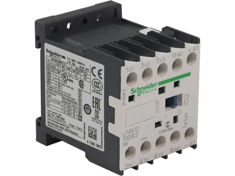 Stycznik mocy 24V DC 1NO 12A TeSys K LP4K1210BW3 SCHNEIDER ELECTRIC-0