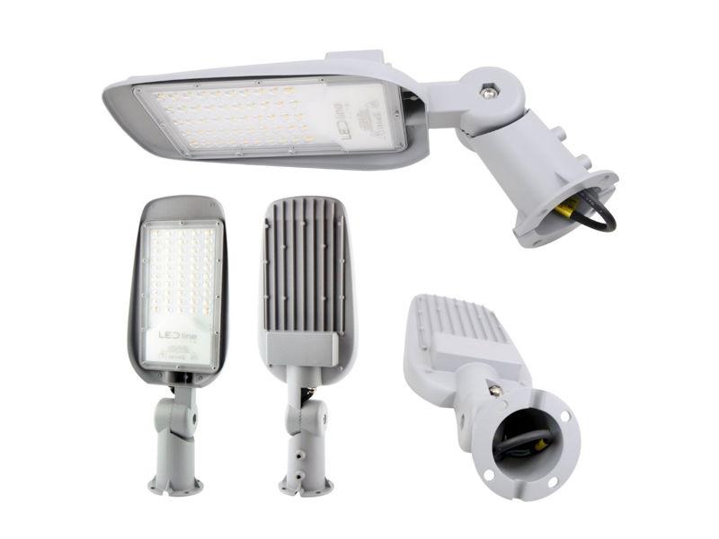 Oprawa lampa uliczna LED LITE 50W 4000K 100lm/W IP65 latarnia STREETLITE szara 201064 LED LINE-3