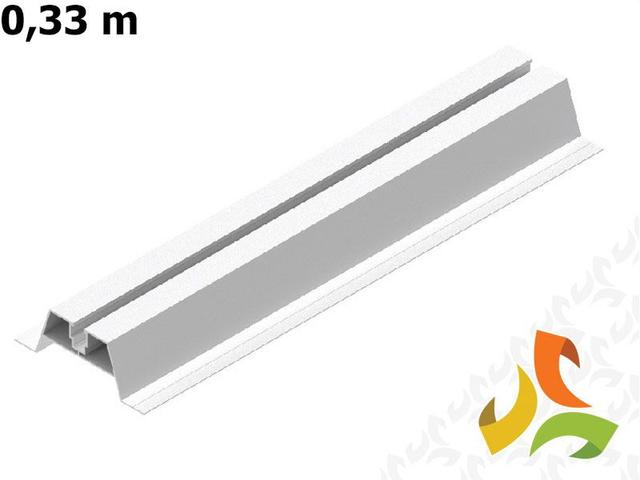 Szyna montażowa aluminiowa 33cm wys. 70mm blacha trapez SMA70/033 890733 BAKS