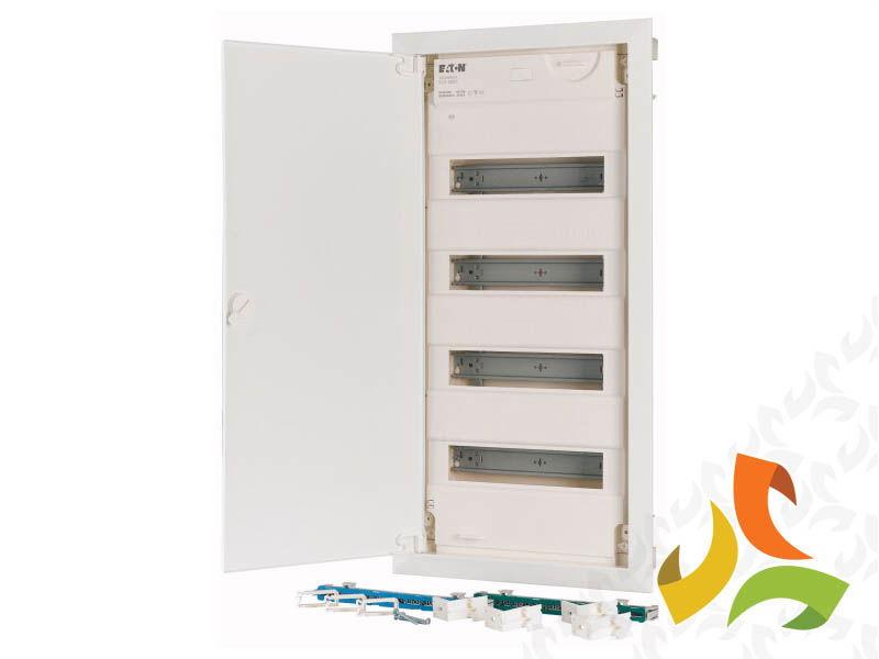 Rozdzielnica podtynkowa 48 modułowa 4x12 drzwi metal pełne IP30 KLV-48UPS-F 178820 EATON-1