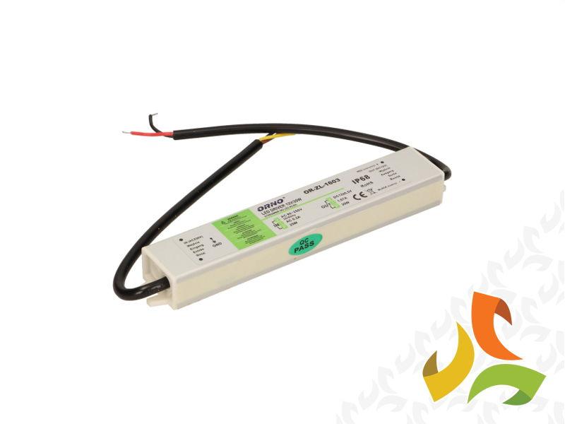 Zasilacz do oświetlenia LED DC12V 20W IP67 OR-ZL-1603 ORNO-1