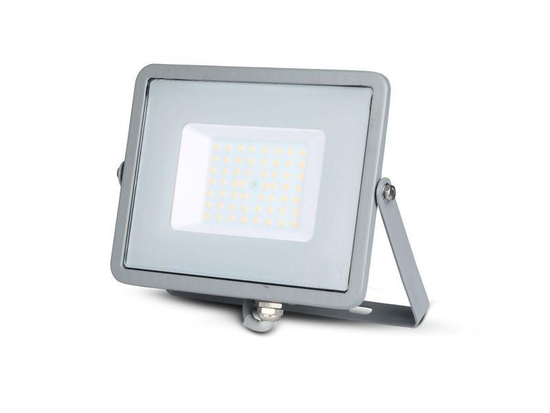 VT-50 50W Naświetlacz LED SMD Chip SAMSUNG barwa: 6400K obudowa: szara 465 V-TAC-0