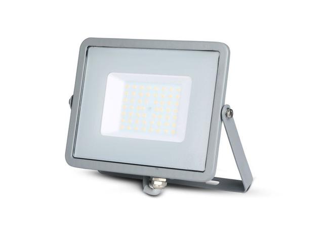 VT-50 50W Naświetlacz LED SMD Chip SAMSUNG barwa: 6400K obudowa: szara 465 V-TAC