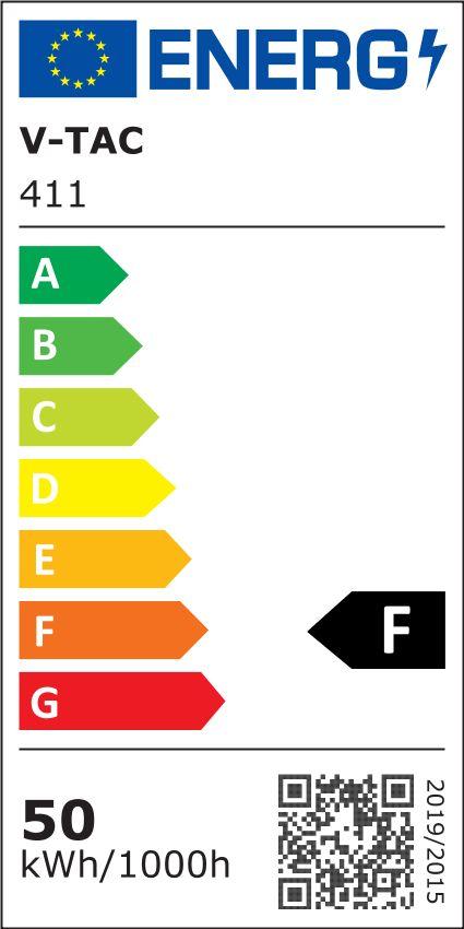 VT-50 50W Naświetlacz LED SMD Chip SAMSUNG barwa: 6400K obudowa: biała 411 V-TAC-1