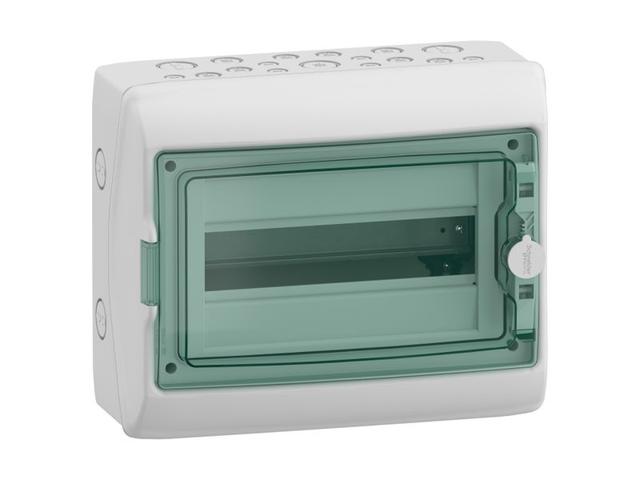 MUREVA Rozdzielnica natynkowa 12 modułowa 1x12M IP65 MRV-1-12-NT-T transparentna 13431 SCHNEIDER ELECTRIC