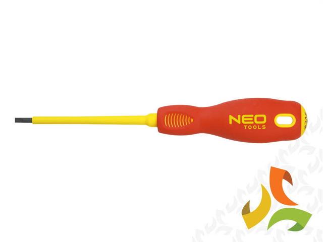 Śrubokręt płaski wkrętak 1000V 4.0x100mm CrMo 04-053 NEO TOOLS