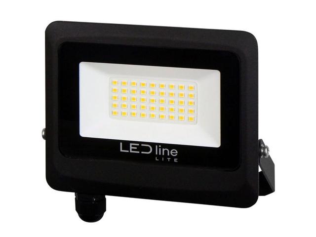 Naświetlacz LED PHOTON 30W 3000lm 100lm/W 4000K czarny 203525 LED LINE