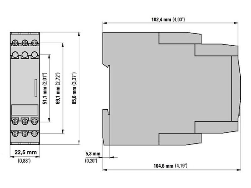 Przekaźnik kolejności faz 200-500 V AC EMR6-F500-G-1 184789 EATON