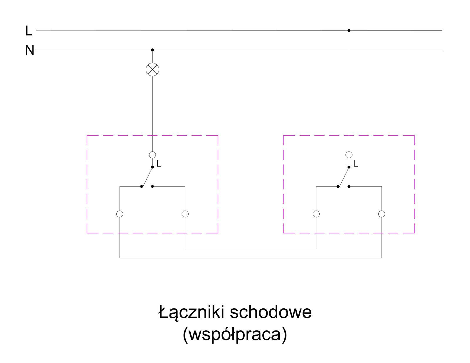 IMPRESJA Wyłącznik schodowy podświetlany biały ŁP-3YS/m/00 OSPEL-9