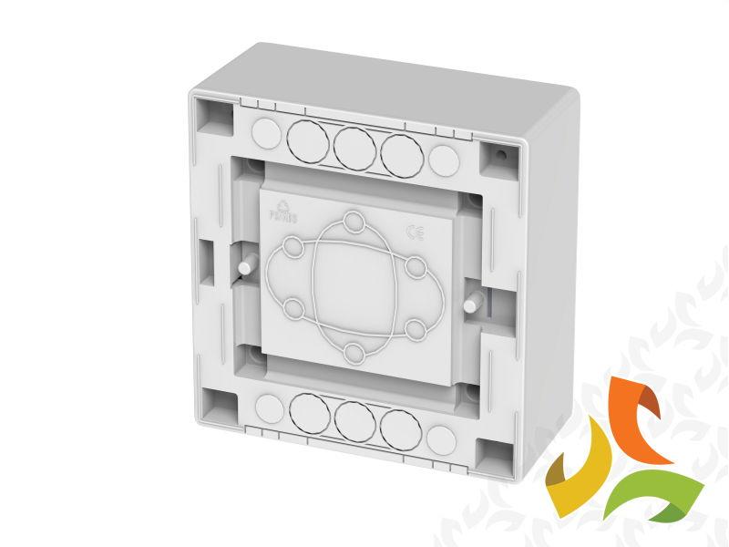 Rozdzielnica natynkowa 6 modułowa 1x6 drzwi transparentne IP40 ECONOMIC BOX RN N+PE 2501-01 ELEKTRO-PLAST NASIELSK-4