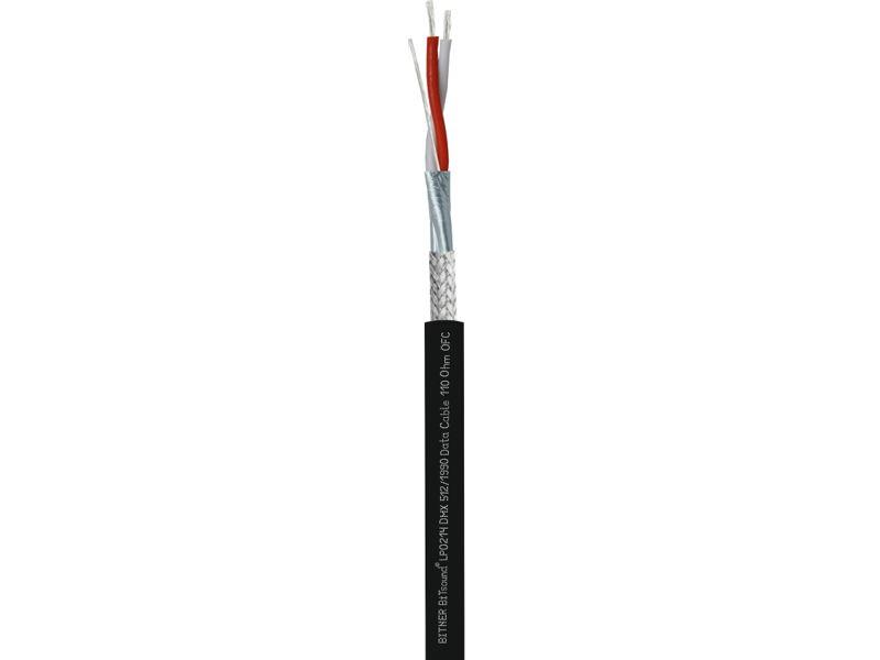 Kabel głośnikowy DMX 512/1990 Data Cable 110 Ohm OFC 1x2x0,25 estradowy (bębnowy) LP0214 BITNER