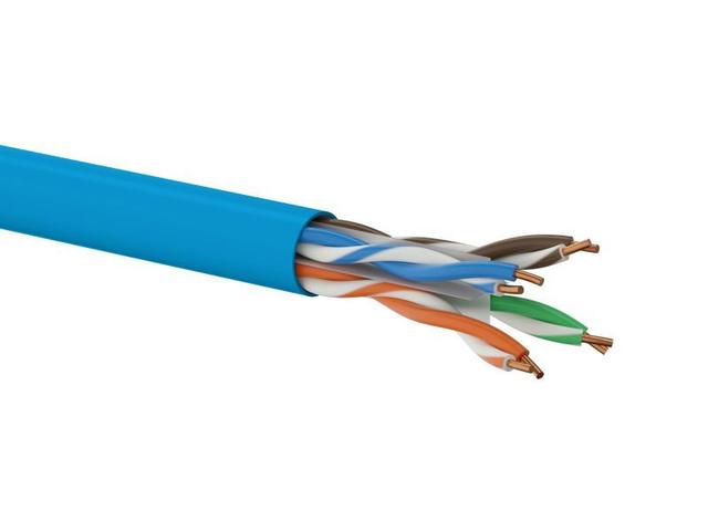 Kabel U/UTP kat.6 4x2x24AWG fioletowy (bębnowy) KIU6LSOH500BD A-LAN TECHNOLOGIE