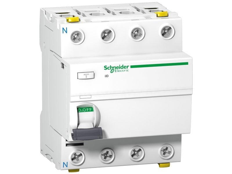 Wyłącznik różnicowoprądowy 4P 63A 30mA typ A iID-63-4-30-A A9Z21463 SCHNEIDER ELECTRIC-0