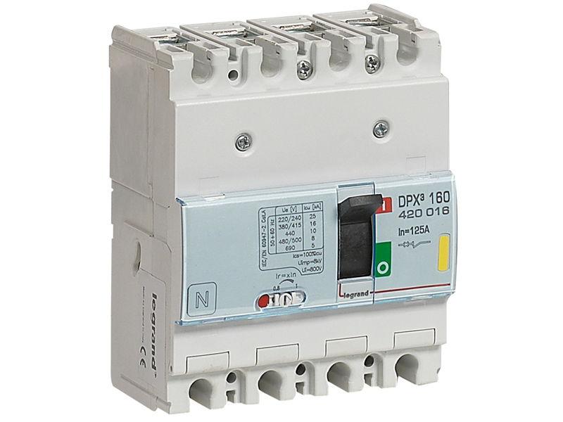 Wyłącznik mocy 4P 125A 16kA DPX3 160 420016 LEGRAND-0