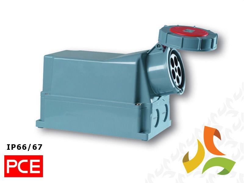 Gniazdo wtykowe metalowe stałe 125A/5p/400V gniazdo siłowe IP67 145-6 PCE-2