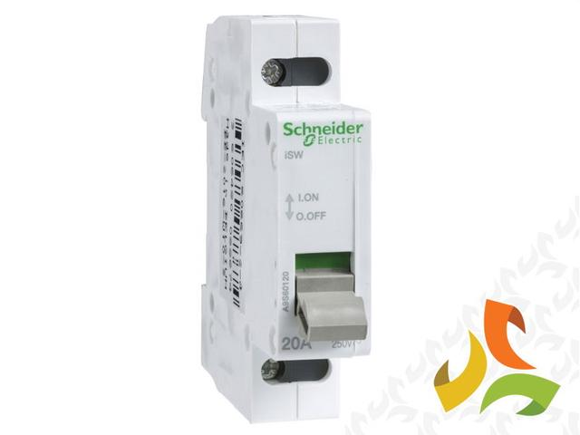 Rozłącznik izolacyjny 1-fazowy 1P 32A 250V AC iSW-32-1 Acti9 A9S60132 SCHNEIDER ELECTRIC