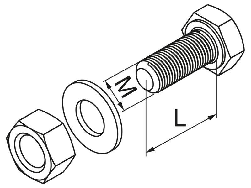 Śruba SMM10x70 651007 BAKS-1