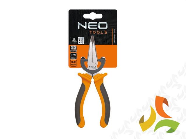 Szczypce wydłużone wygięte 160mm 01-015 NEO TOOLS