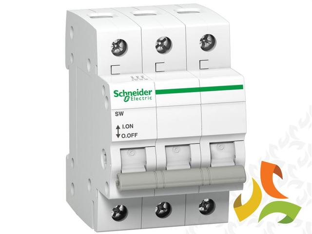 Rozłącznik izolacyjny 3-fazowy 3P 63A 500V AC K60 SW-63-3 Acti9 A9S62363 SCHNEIDER ELECTRIC