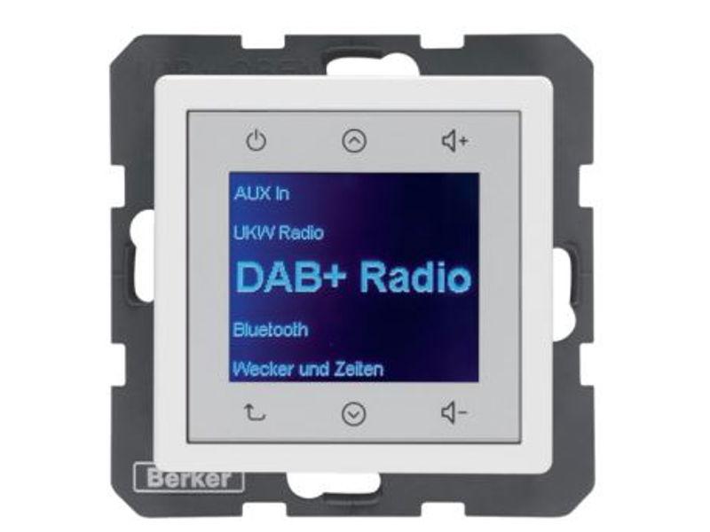 Q.x Radio Touch DAB+ biały aksamit 29846089 HAGER-0