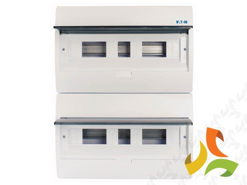 Rozdzielnica natynkowa 36 modułowa 2x18 drzwi metal IP40 BC-O-2/36-ECO 280350 EATON-1