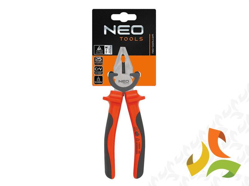 Szczypce uniwersalne 1000V CrV,180mm 01-051 NEO TOOLS-1