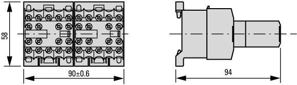 Stycznik mocy 24V AC 1NC 9A DILEM-01 020402 EATON-3