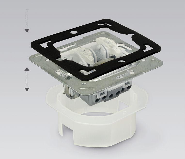 IMPRESJA STANDARD Ramka 3 potrójna ecru R-3Y/27 OSPEL-5