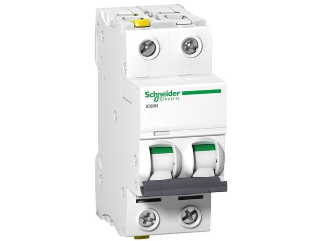 Wyłącznik nadprądowy B 2A 2P 6kA iC60N-B2-2 Acti9 A9F03202 SCHNEIDER ELECTRIC