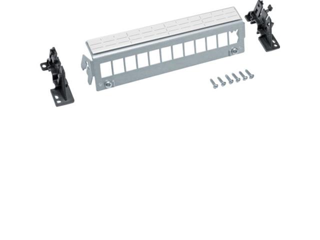 Patch Panel dla 12 modułów Keystone szyna DIN lub płyta montażowa FZ12MK HAGER