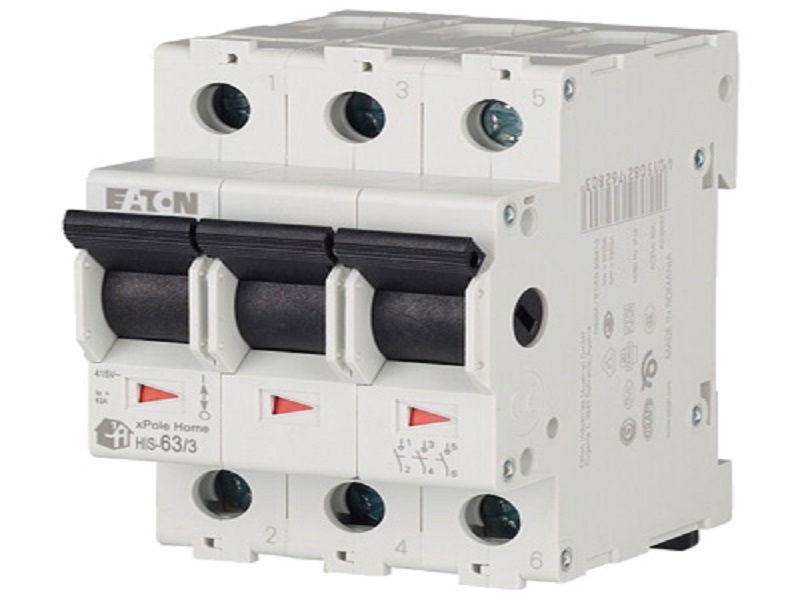 Rozłącznik izolacyjny 3-fazowy 3P 63A 415V AC HIS-63/3 142822 EATON-0