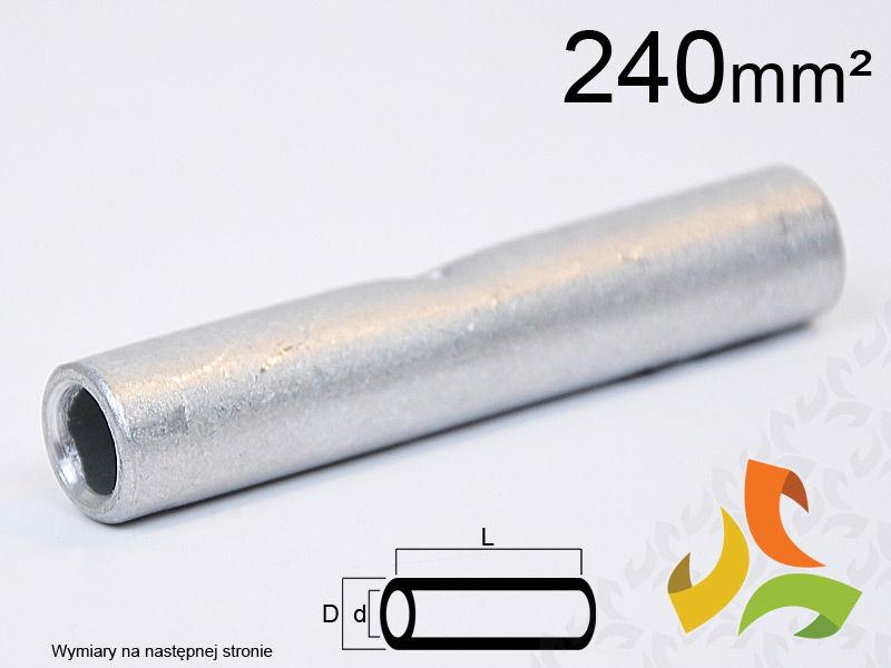 TULEJKA ZŁĄCZKA KABLOWA ALUMINIOWA 240mm-0