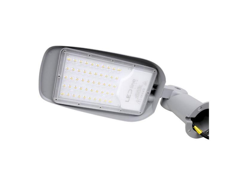 Oprawa lampa uliczna LED LITE 50W 4000K 100lm/W IP65 latarnia STREETLITE szara 201064 LED LINE-4