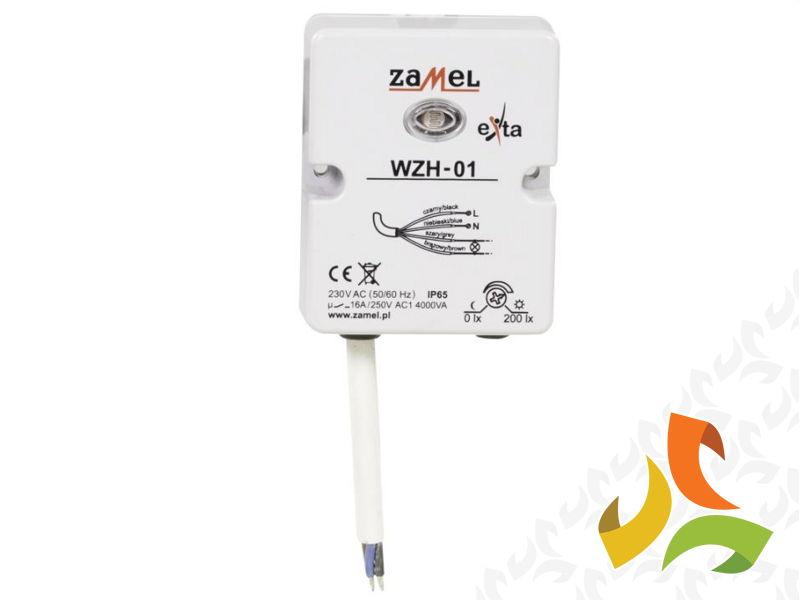 Wyłącznik zmierzchowy 16A 230V 0-200 lux IP65 WZH-01 ZAMEL-0