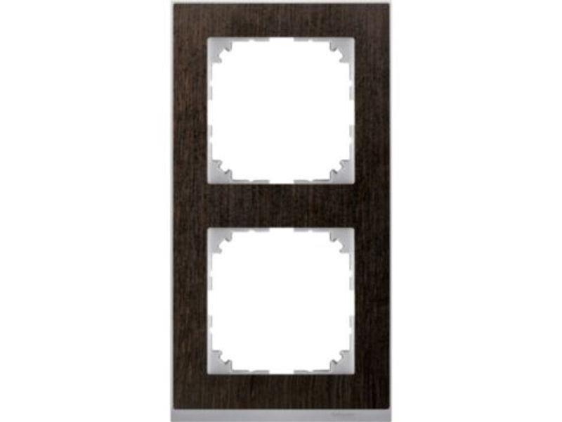 MERTEN M-PURE DECOR Ramka 2 podwójna wenge MTN4020-3671 SCHNEIDER ELECTRIC