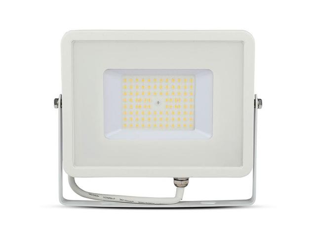 VT-56 50W Naświetlacz LED SMD Chip SAMSUNG barwa: 4000K obudowa: biała wydajność: 120lm/W 762 V-TAC