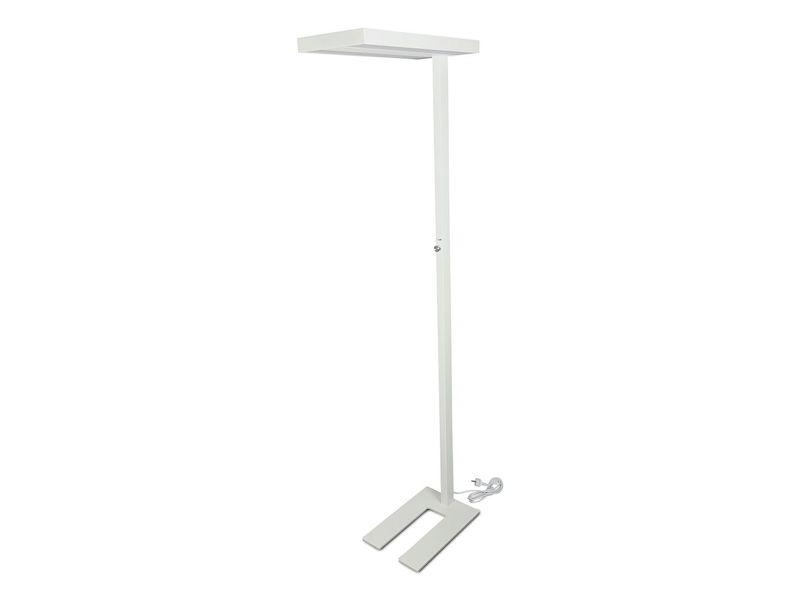 VT-8600 80W Lampa podłogowa LED ściemnianie pokrętłem barwa: 4000K obudowa: biała 8526 V-TAC