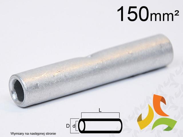 TULEJKA ZŁĄCZKA KABLOWA ALUMINIOWA 150mm