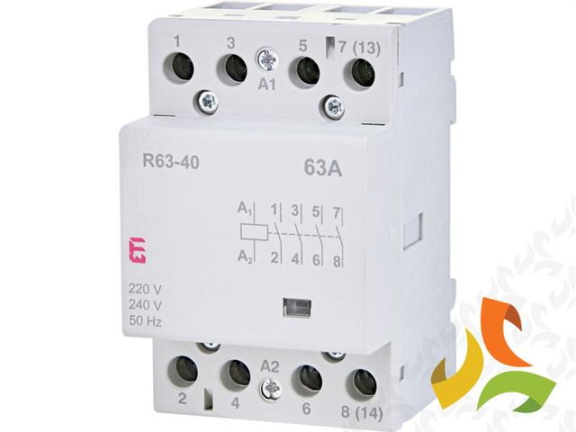 Stycznik modułowy 230V AC 4NO 63A R 63-40 230V 002463450 ETI