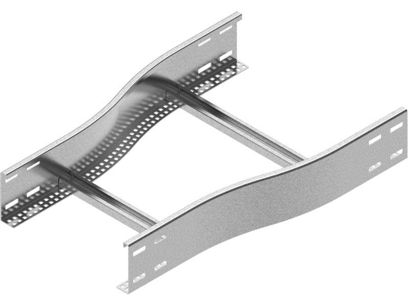 Redukcja drabinki RDSC400/300H100 N symetryczna grubość blachy 2,0mm 492840 BAKS