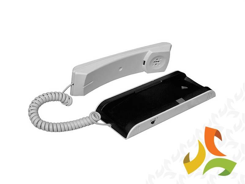 Unifon analogowy ''CYFRAL'' ADA-03C4 SLIM aparat domofonowy biało-czarny C43A203 EURA-TECH-1