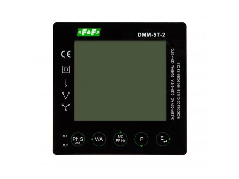 Wskaźnik parametrów sieci DMM-5T-2 Modbus RTU DMM-5T-2 F&F FILIPOWSKI-1