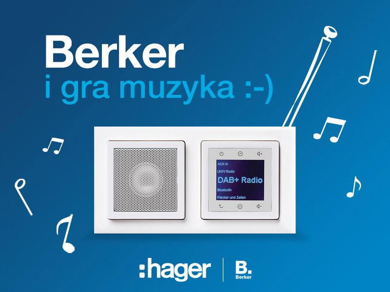 B.x Radio Touch DAB+ z głośnikiem biały mat 29809909 HAGER-1