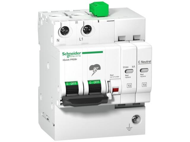 Ogranicznik przepięć Typ 2+3 (C+D) 1P+N 2kA 1,5kV iQuickPRD8r-T23-1N A9L16298 SCHNEIDER ELECTRIC