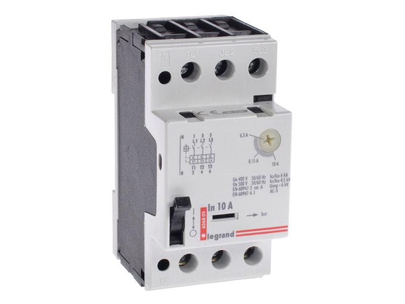 Wyłącznik silnikowy 3-fazowy 3P 6,3-10A 4kW M 606809 LEGRAND-1