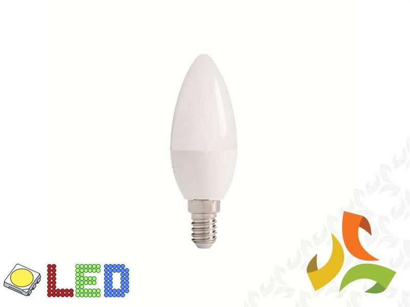 IQ-LED Żarówka LED C37E14 5,5W-NW lampa z diodami LED 230V E14 5,5W(41W) 490lm 4000K 27295 KANLUX-0