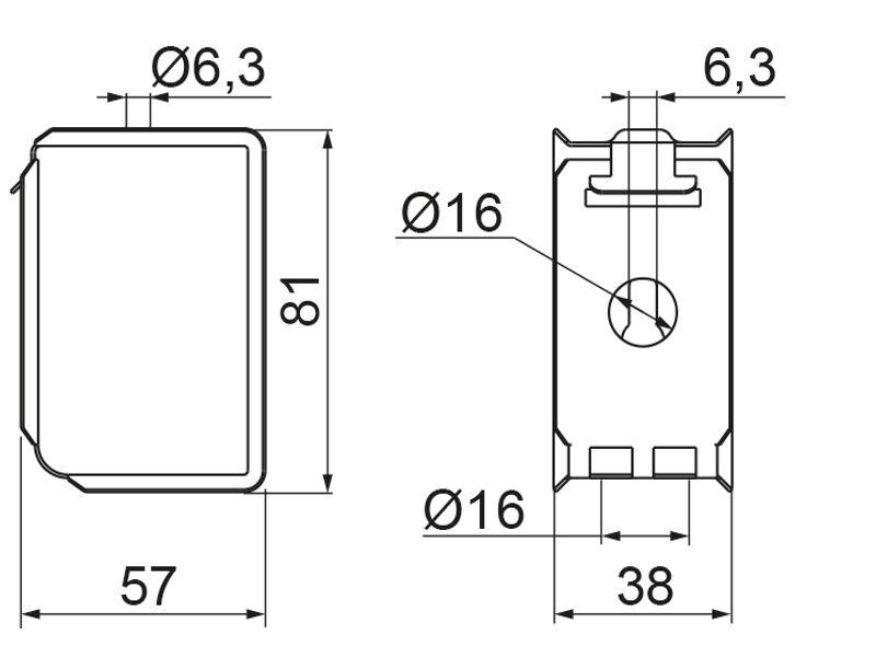 Obejma zatrzaskowa OZS/OZSO 752500 BAKS-1