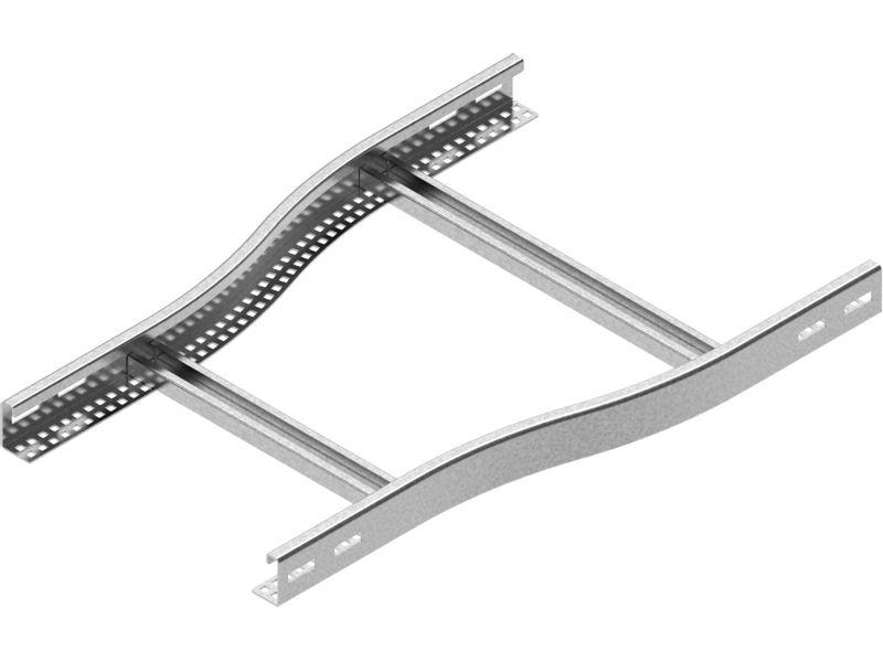 Redukcja drabinki RDSC600/500H45 N symetryczna grubość blachy 2,0mm 447960 BAKS