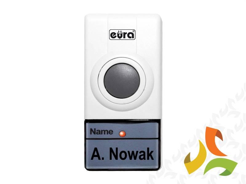 Przycisk zewnętrzny do dzwonków "EURA BELL+" WDA-01A3 biały A33A301 EURA-TECH-0