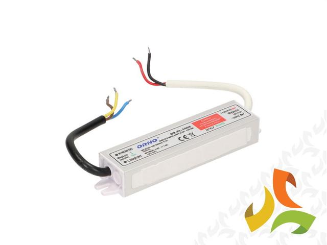 Zasilacz do oświetlenia LED DC12V 12W IP67 OR-ZL-1602 ORNO